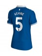 Everton Michael Keane #5 Domácí Dres pro Dámské 2023-24 Krátký Rukáv